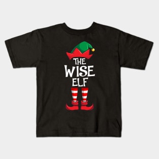 Wise Elf Matching Family Christmas Kids T-Shirt